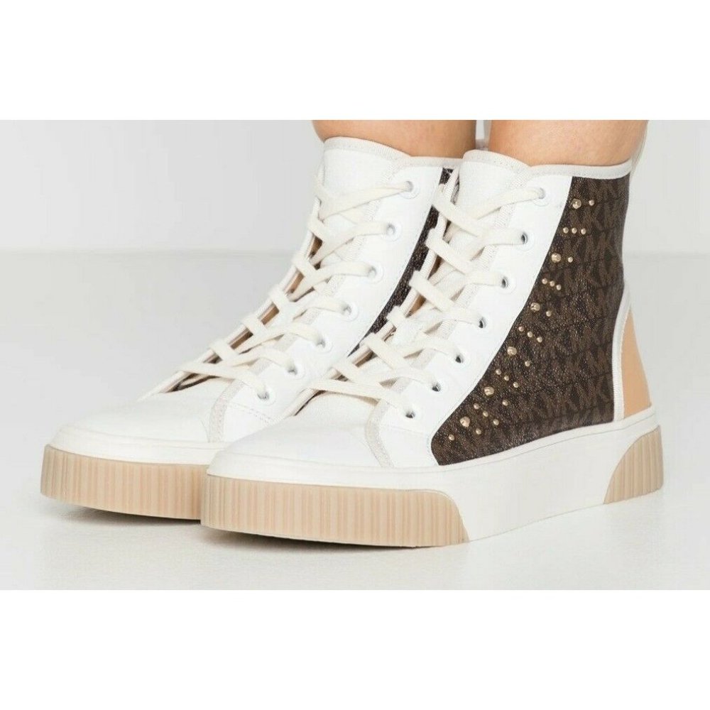 Michael Kors Women's Gertie Studded High Top - Picture 6 of 7